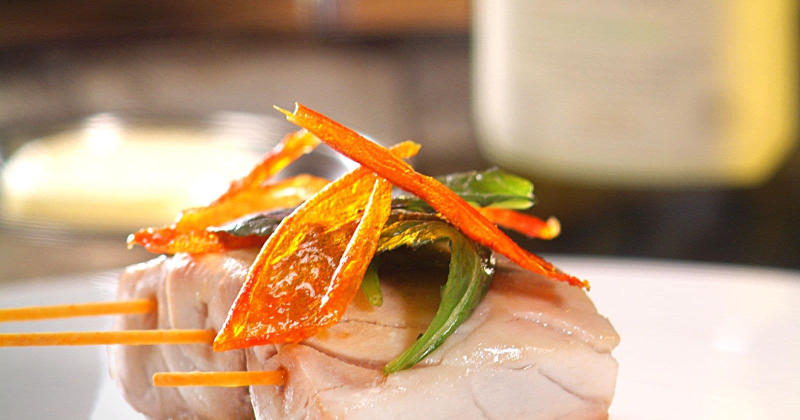 Elegant plated restaurant dish